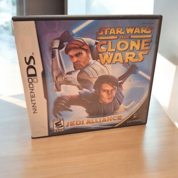 Star Wars The Clone Wars Jedi Alliance Nintendo DS Game Case Cartridge - Picture 1 of 4